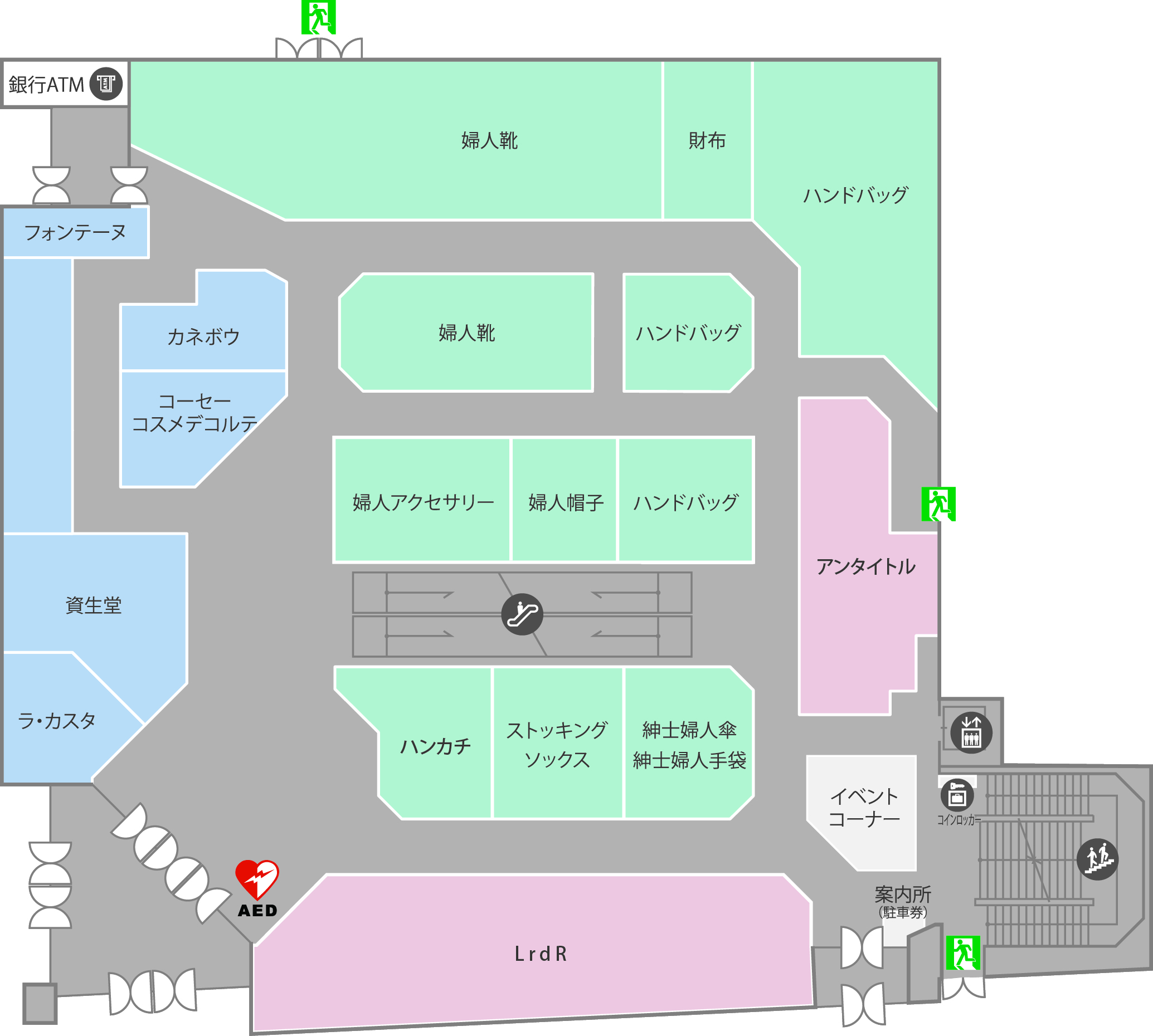 1F フロアガイド