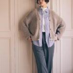 コムサイズムショップニュース「シャギーニットカーディガン★」