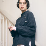 コムサイズムショップニュース「ケーブルボタンニット★」