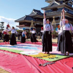 1/18（日）「松本蟻ケ崎高校書道部書道パフォーマンス」