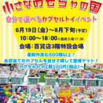 選べるカプセルトイ「小さなおもちゃの国」6/19（金）～長野県初開催！