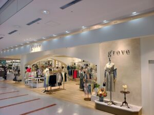 専門店1階「ｇｒｏｖｅ」リニューアルオープン！